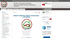 Desktop Screenshot of bip.gops.ryman.pl
